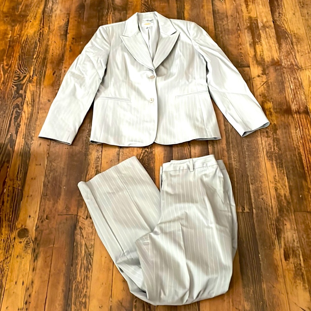 Talbots Petites Pinstripe Suit